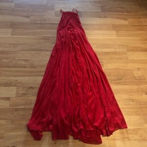 Backless Maxi Dress - Size L